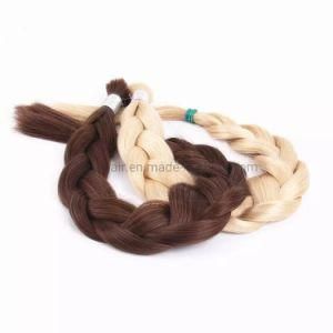 Raw Human Hair Bulk 100% Remy Human Hair Blond Brown Color Raw Hair Extensions
