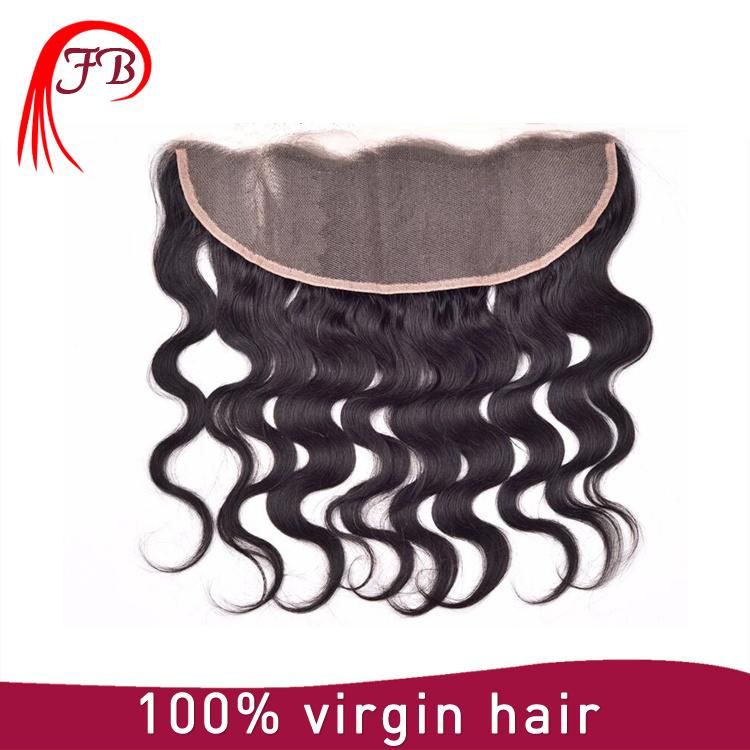 Real Virgin Brazilian Human Hair Extensions Frontal Lace Closure