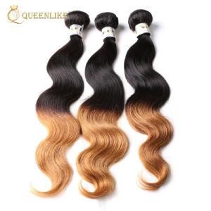 T2/30 Two Tone Ombre Body Wave Human Hair Weave