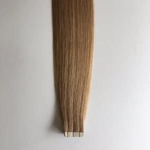 Straight Tape PU Weft Virgin Remy Human Hair Extensions