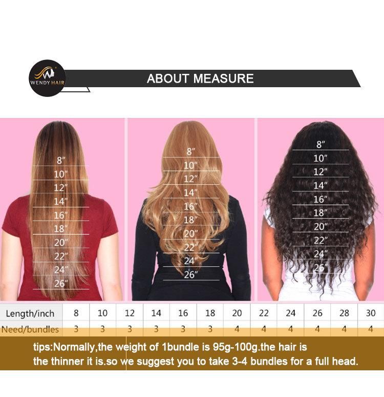 Wendy Hair Human Hair Wigs Brazilian Hair Cuticle Aligned Hair