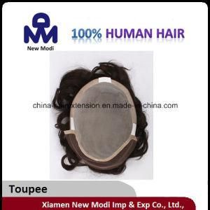 Virgin Human Hair Men Toupee