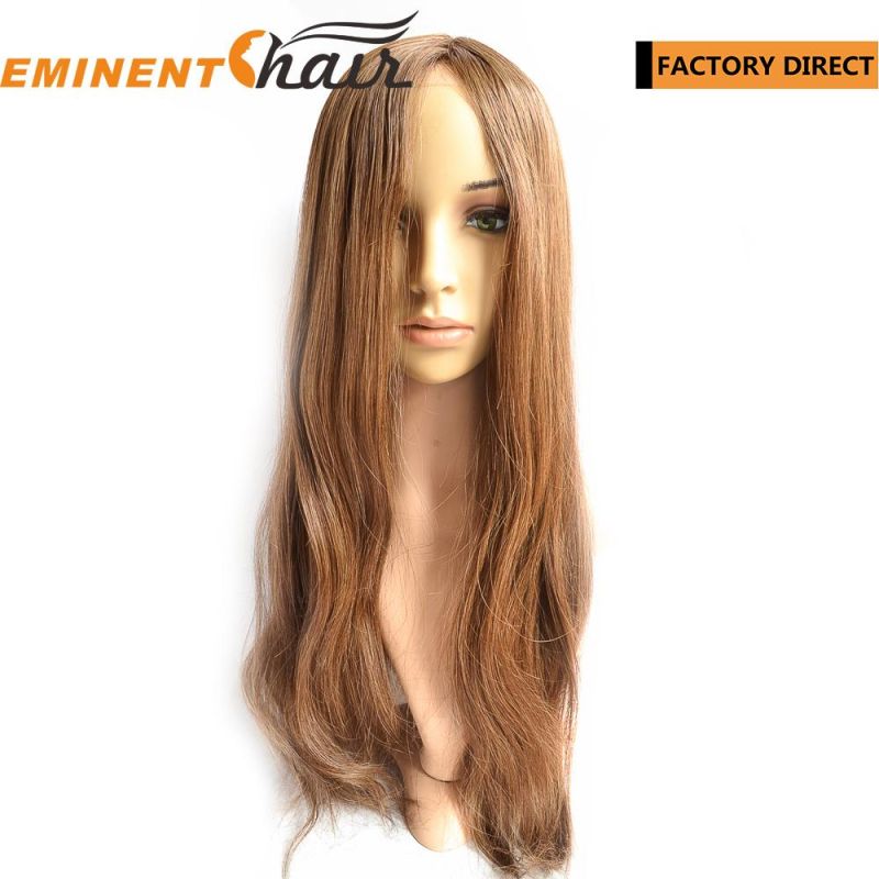 Natural Hairline Lace Front Virgin Hair Women Wig Hair Replacement