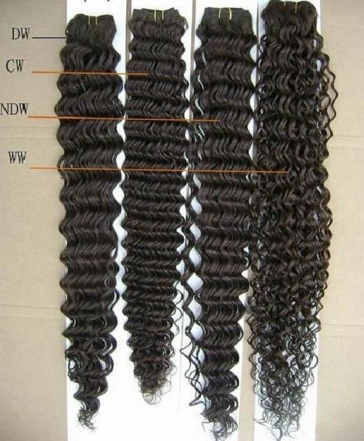 Virgin Hair Weft Human Hair Weft Deep Wave Hair Extensions
