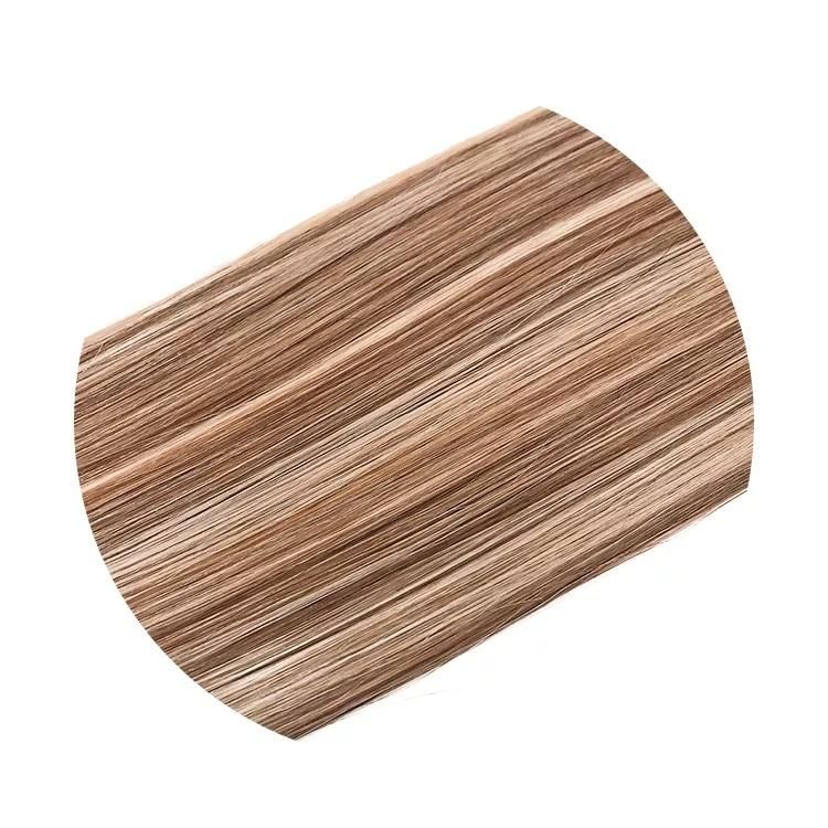 Russian Human Hair Tape Extensions Natural Seamless Skin Weft Seamless Hair Extensions