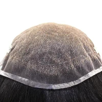 Men&prime;s Toupee Full Lace with Clips - Comfort