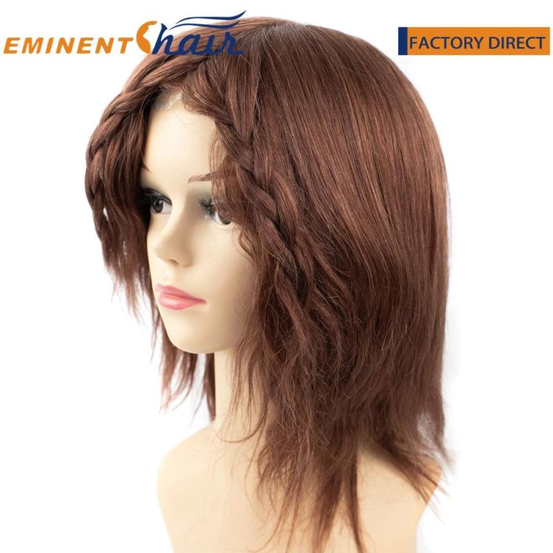 Custom Made Natural Hairline Skin Women′s Wig