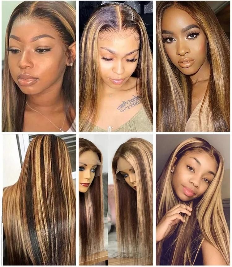 Piano Color P4/27# Straight 100% Virgin Human Hair, Wholesale 8A Grade Malaysian Hair Bundles