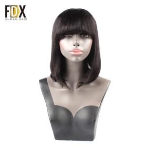 Cuticle Aligned Virgin Raw Indian Human Hair Half Lace Wig