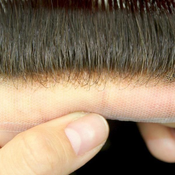 Lw3035 Silk Top Base Lace Front Hair Piece for Men