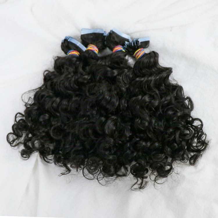 Wholesale Price 100% Raw Remy Virgin Double Drawn Tape Human Hair Extension