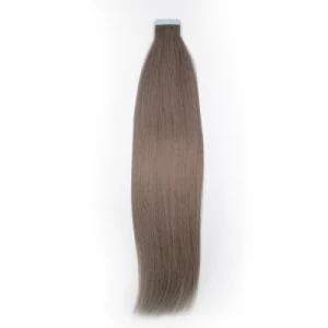18&quot; Top Tape on Remy Human Hair Extensions Brown Color
