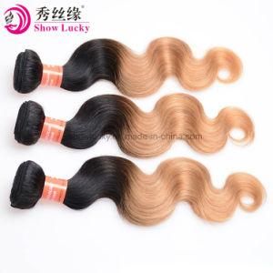 Natural Remy Brazilian Virgin Human Hair Weft Body Wave Cuticle Hold Ombre 1b/Blonde Mink Hair Products