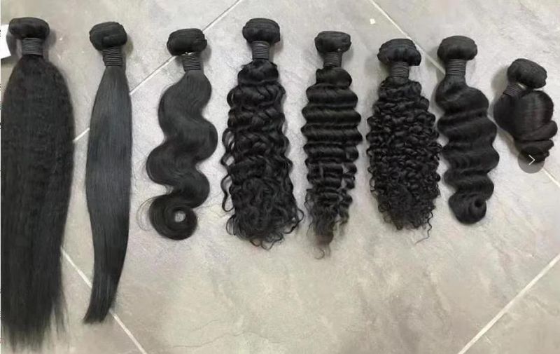 100% Human Virgin Hair Vendors 50 Inch Hair Bundles No Sheding Body Wave