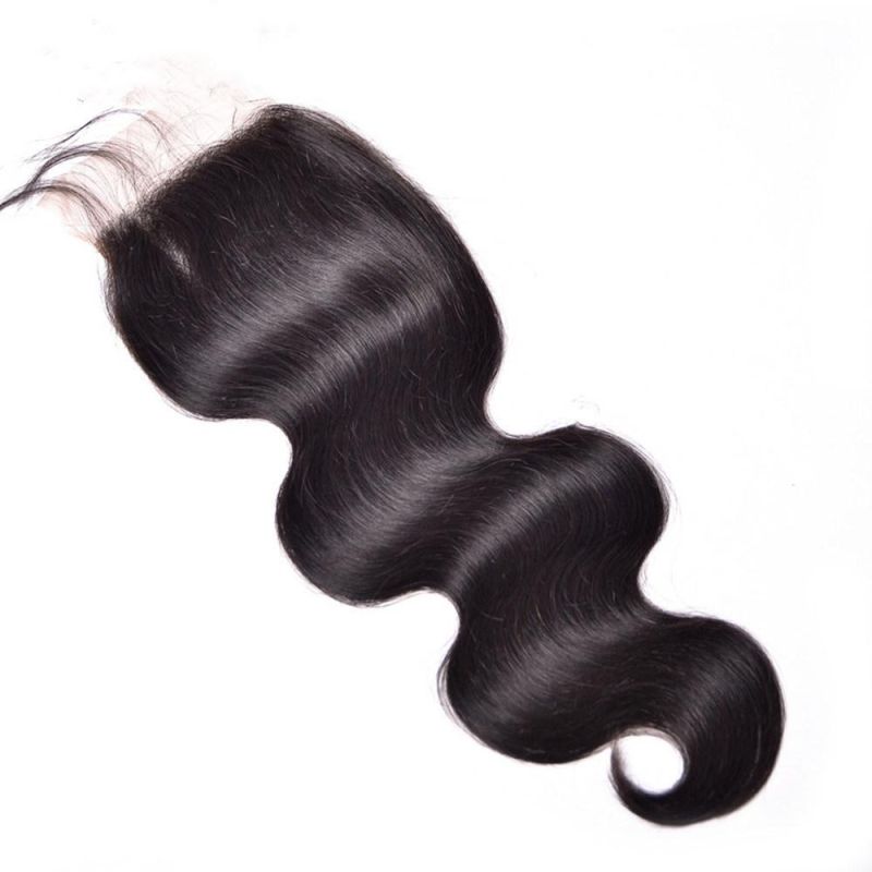 Brazilian 100% Human Hair Closure Body Wave 4*4 Lace Closure 8-20 Inch Natural Color Remy Hair Weaving Free Shipping