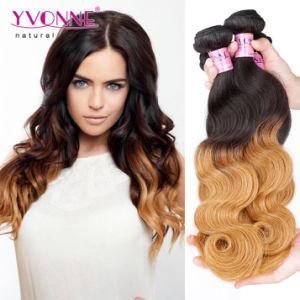 Yvonne Wholesale Peruvain Ombre Remy Hair Weft Body Wave Color T1b/30