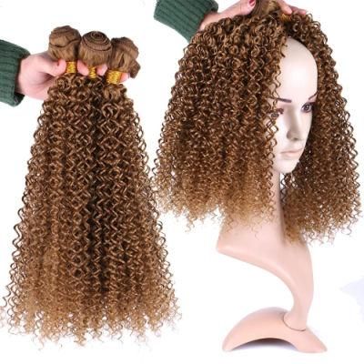 Ponytail Tie Fluffy Corn Perm Wig for Curly Hair
