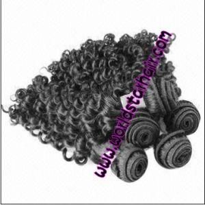 100% Peruvian Virgin Curly Human Hair Weft Extension