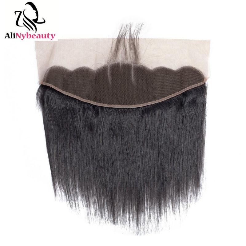 Alinybeauty Natural Straight Brazilian Lace Frontal Closure