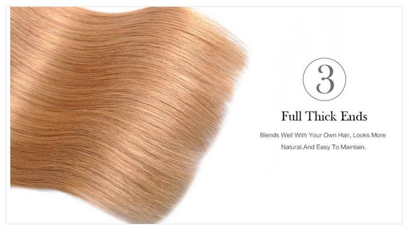 Ombre Color Brazilian Human Hair Bundles 1b/27 Colored Human Hair Weave Bundles Remy Hair Extension