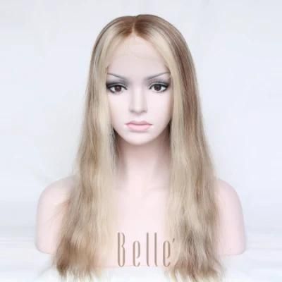 Natural Parting 100% Human Virgin Hair Lace Front Wig for Hair Loss People