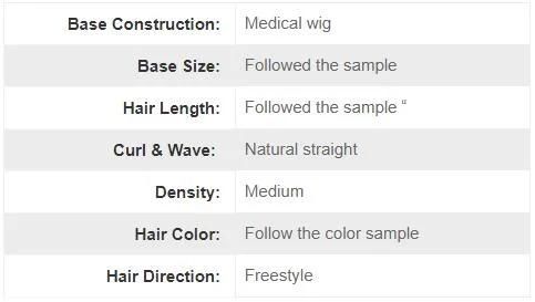 Natural Hair Replacement for Women Design for Stock Anti-Slip and Glueless