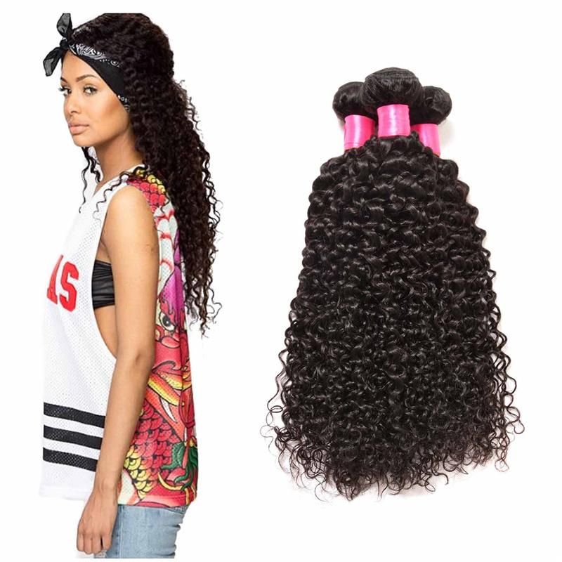 Brazilian Virgin Kinky Hair Peruvian Hair Bundles Indian Cuticle Aligned Hair Extension