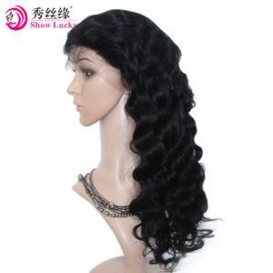 Hot Selling European Hair Swiss Lace Front Wig Virgin Body Wavy Human Hair