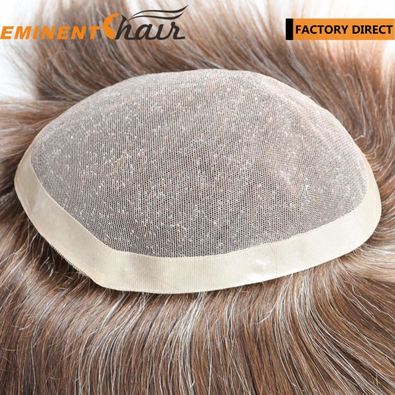 Lace Indian Hair Men′s Toupee