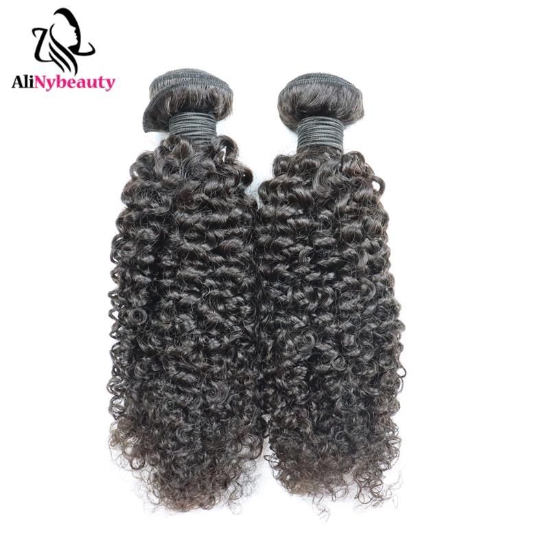 Alinybeauty Wholesale Raw Mink Brazilian Hair Unprocessed Virgin, Cuticle Aligned Indian Hair, Jerry Curly Cuticle Aligned Virgin Human Hair