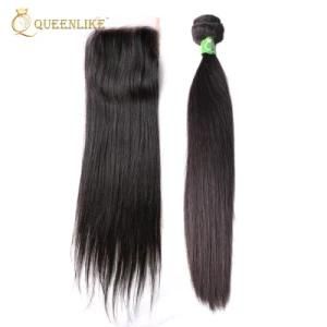 Remy Virgin Human Vendors Raw Cambodian Hair Bundles with Closure