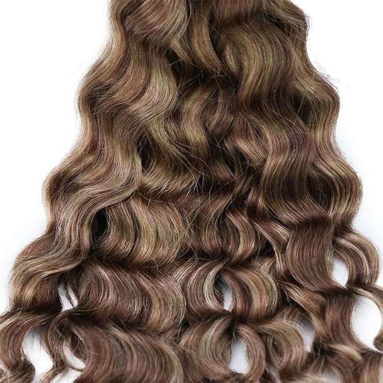 12A U Tip Deep Water Wave Hair Extension Indian Remy Human Hair