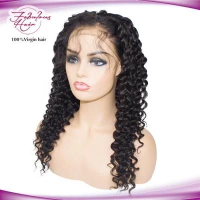 Wholesale Unprocessed Mink Raw Brazilian Virgin Hair Deep Curl Wig