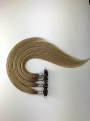 22 Inch 1g/Strand Real Remy Fusion Flat Tip Extension Human Hair Natural Black Italian Keratin Capsule Hair 50g