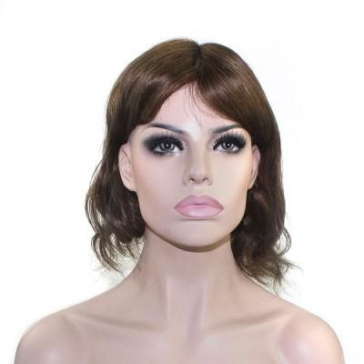 Hair System Super Thin Skin with Fine Welded Mono Front for Women