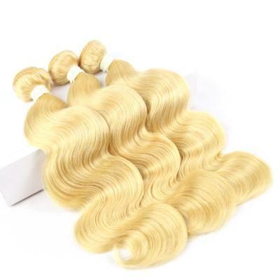 Customized Blonde Color Body Wave Brazilian Virgin Human Hair