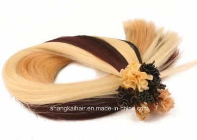 U Tip Human Hair Extension Nail Natural Hair Extension