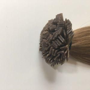 8# Pre Bonded Keratin Nail Tip Brazilian Virgin Remy Human Hair Extensions