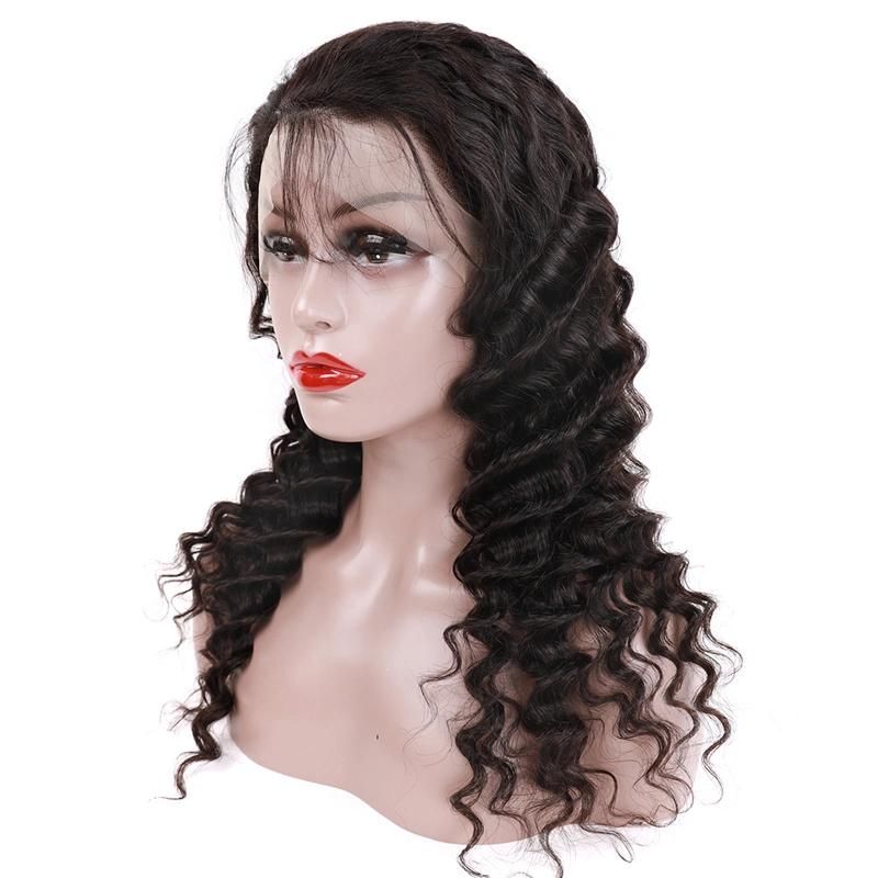 Wavy Curly Virgin Human Hair Lace Front Wigs