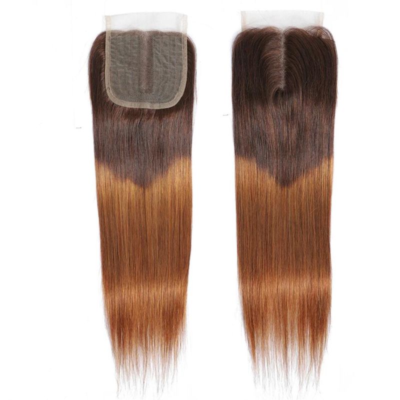 Brazilian Straight Human Hair Bundles Ombre Bundles with Closure Brazilian Straight Human Hair Bundles with Lace Closure Remy Hair Weave Extensions