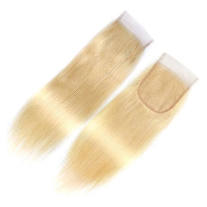 613 Blonde Bundles with Frontal Brazilian Straight Hair with Closure Remy Blonde Human Hair Lace Frontal Closure with Bundles