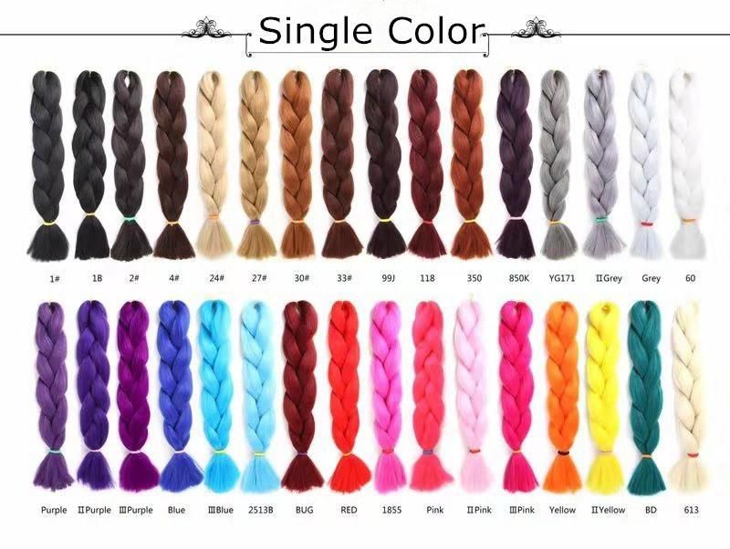 Wholesale Ombre Color Jumbo Synthetic Braiding Hair Yaki Braiding Hair