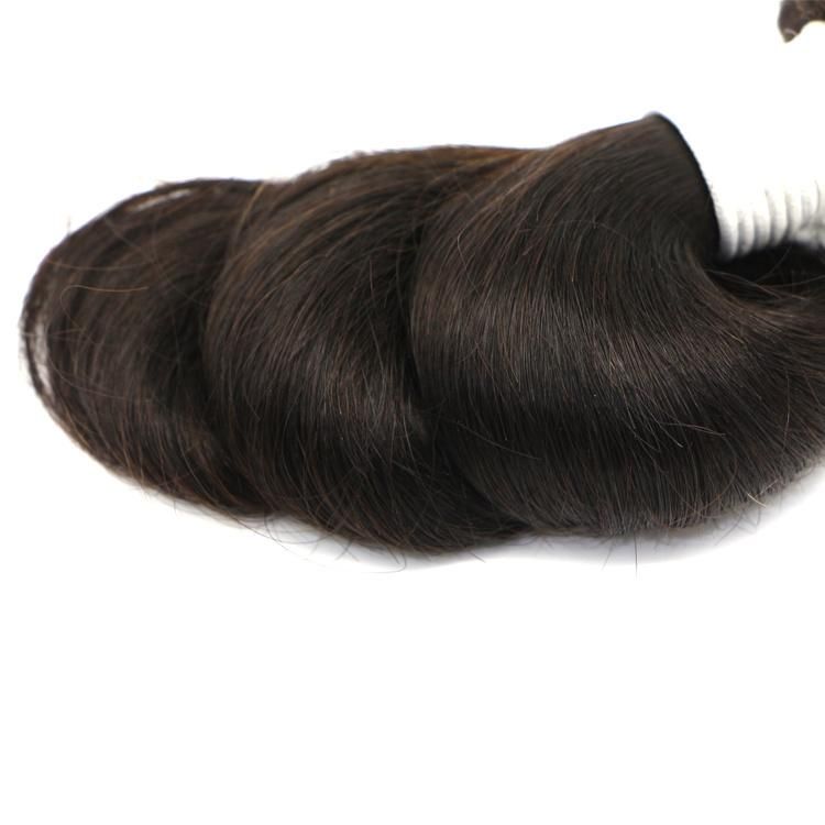 Natural Color Loose Wave Brazilian Human Hair Weave
