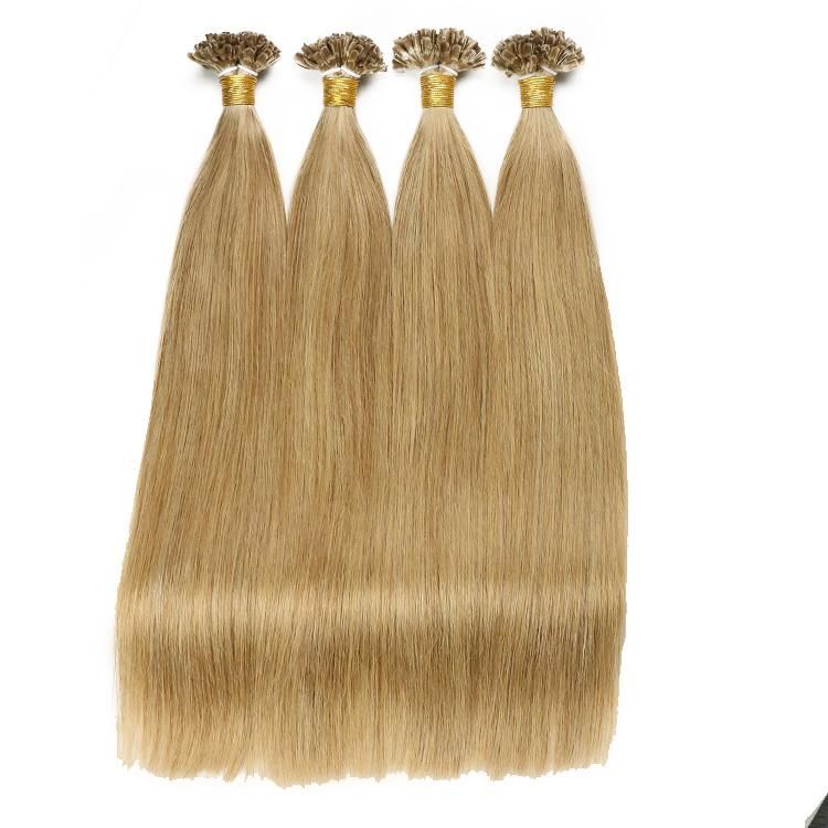 Double Drawn 12A Virgin Unprocessed Hair U Tip Hair Extension #12
