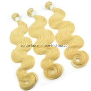 Grade 10A Raw Virgin Remy Body Wave Blonde European Human Hair Weft