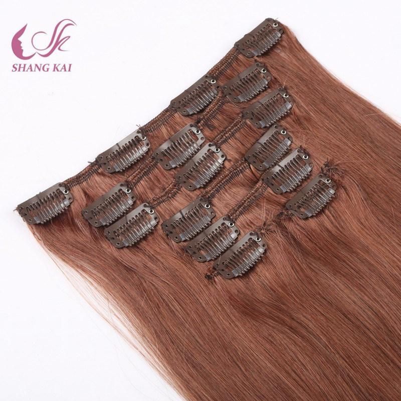 Brazilian Human Hair Clips Hair Extension