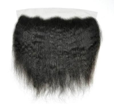 Virgin Human Hair Lace Frontal at Wholesale Price (Kinky Straight)