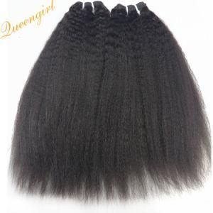 100% Human Hair Extension Weave Cheap Afro Kinky Straight Brazilian Virgin Hair
