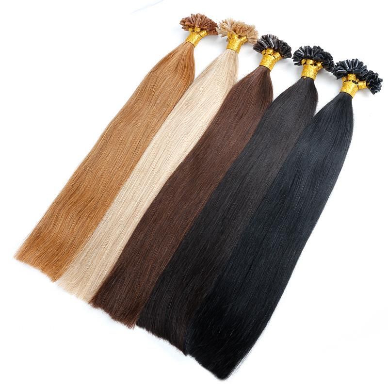 Fusion So Cap Quality Itakly Keratin with Flat /U-Tip, Flat-Shaped Pre-Bonded Remy Hair Extension