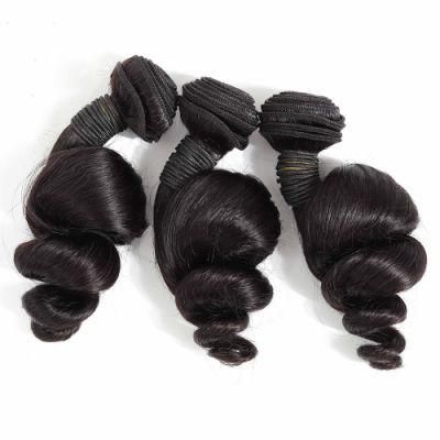 Grade 10A Loose Wave Brazilian Virgin Human Hair Extensions